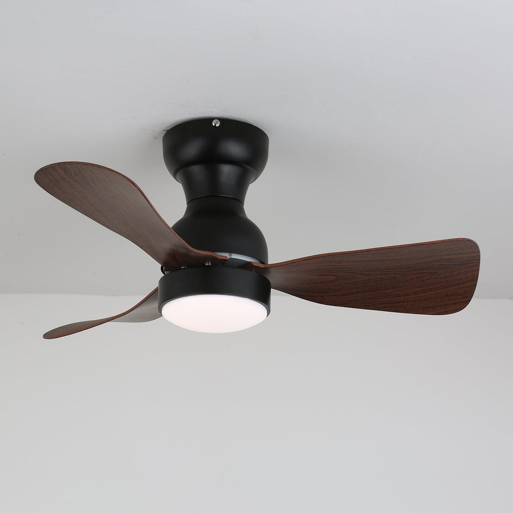 Nowoczesny wentylator sufitowy ze zintegrowanym oświetleniem LED Ø70 cm | Cichy i stylowy - Lamylie