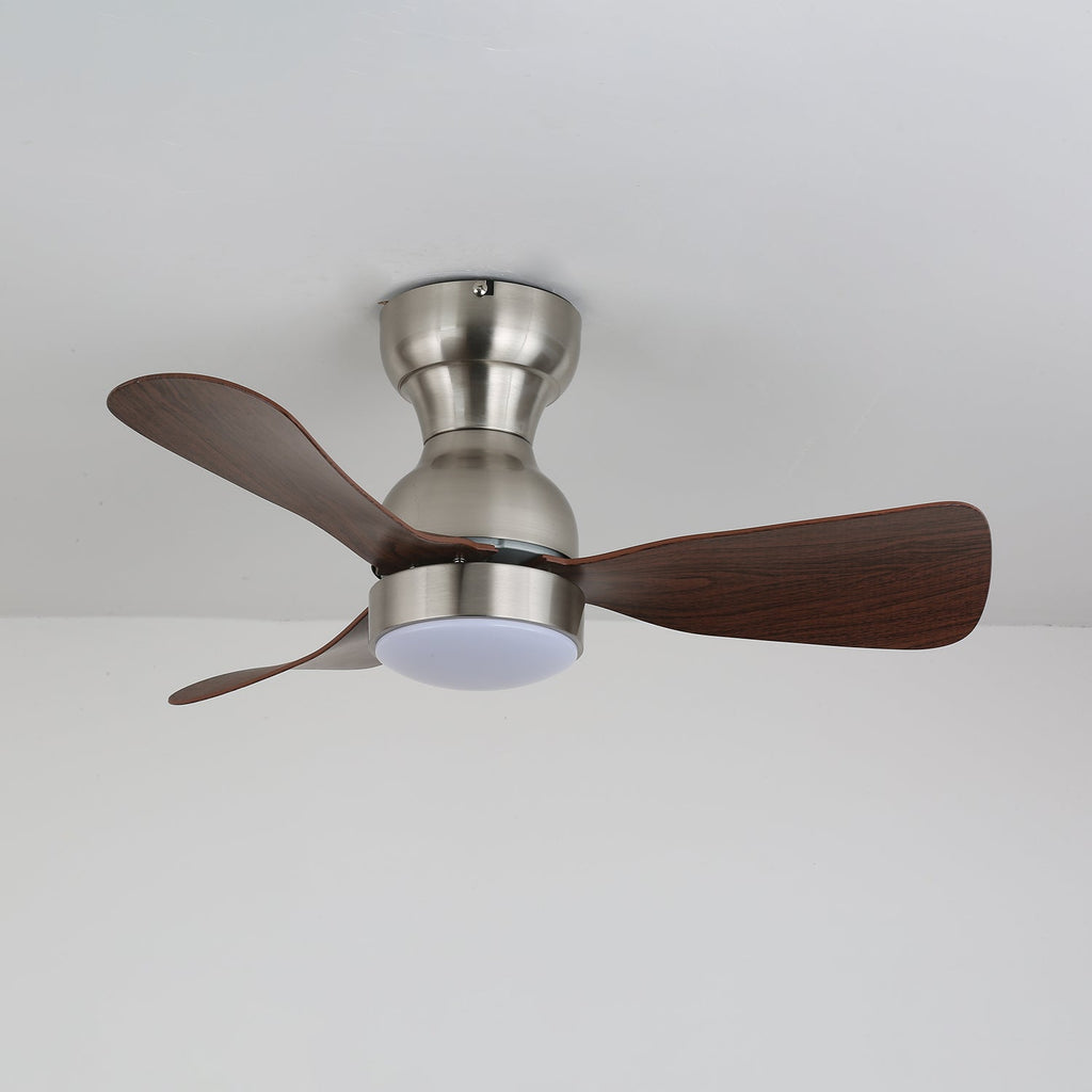 Nowoczesny wentylator sufitowy ze zintegrowanym oświetleniem LED Ø70 cm | Cichy i stylowy - Lamylie