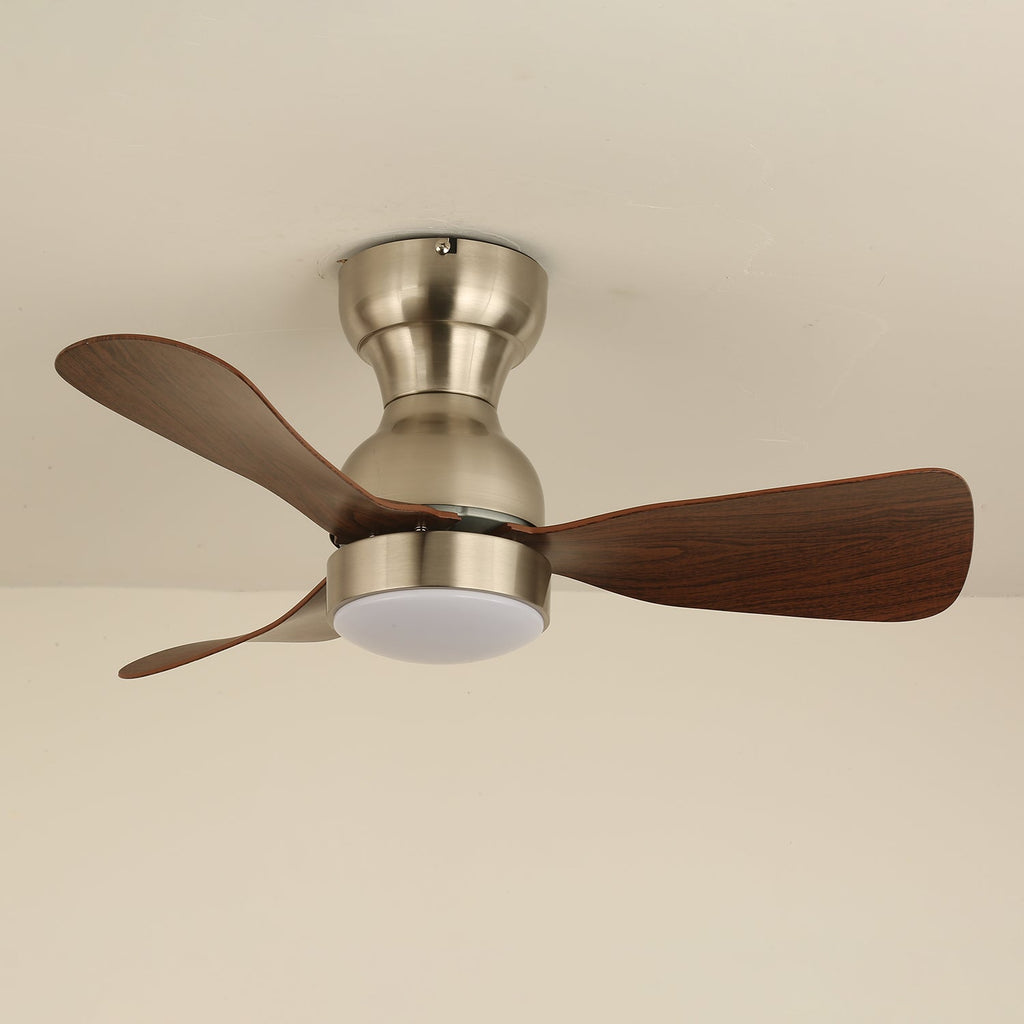 Nowoczesny wentylator sufitowy ze zintegrowanym oświetleniem LED Ø70 cm | Cichy i stylowy - Lamylie