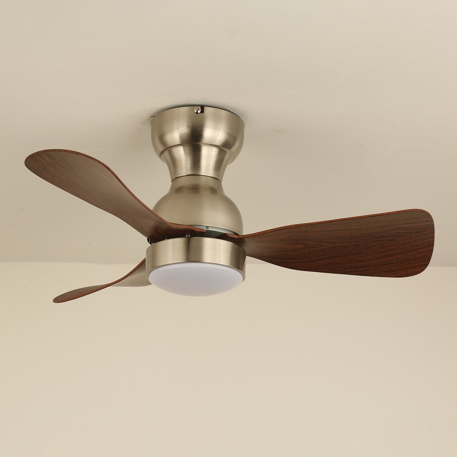 Nowoczesny wentylator sufitowy ze zintegrowanym oświetleniem LED Ø70 cm | Cichy i stylowy - Lamylie
