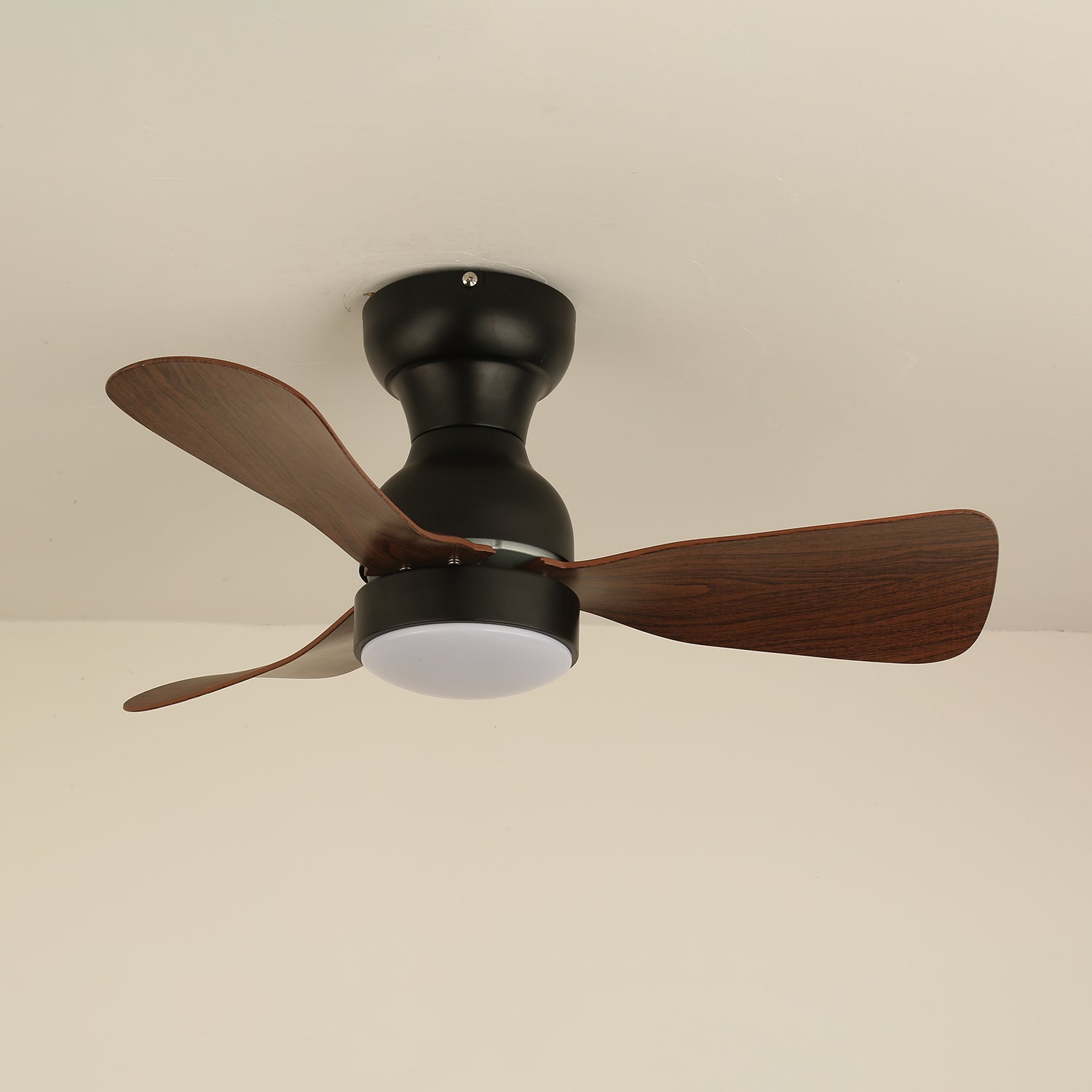 Nowoczesny wentylator sufitowy ze zintegrowanym oświetleniem LED Ø70 cm | Cichy i stylowy - Lamylie