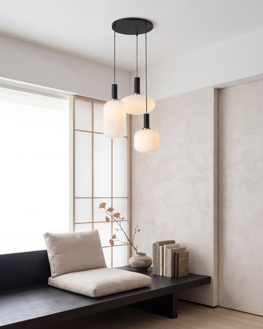 CLYDE Modern Pendant Lamp with Colored Glass Shade | Scandinavian Design for Living Room & Dining Room | E27 Socket - Lamylie