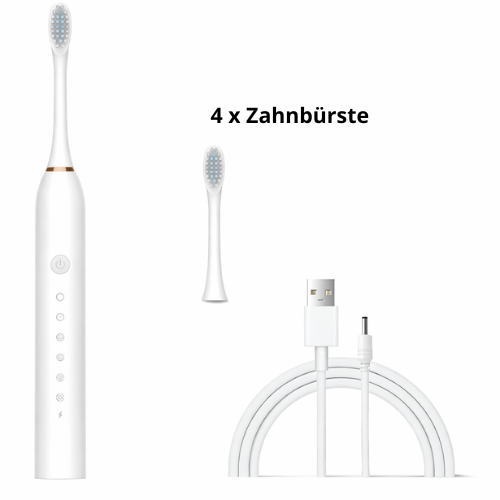 Elektrisk tandbørste med 6 rengøringstilstande, genopladelig via USB - Lamylie