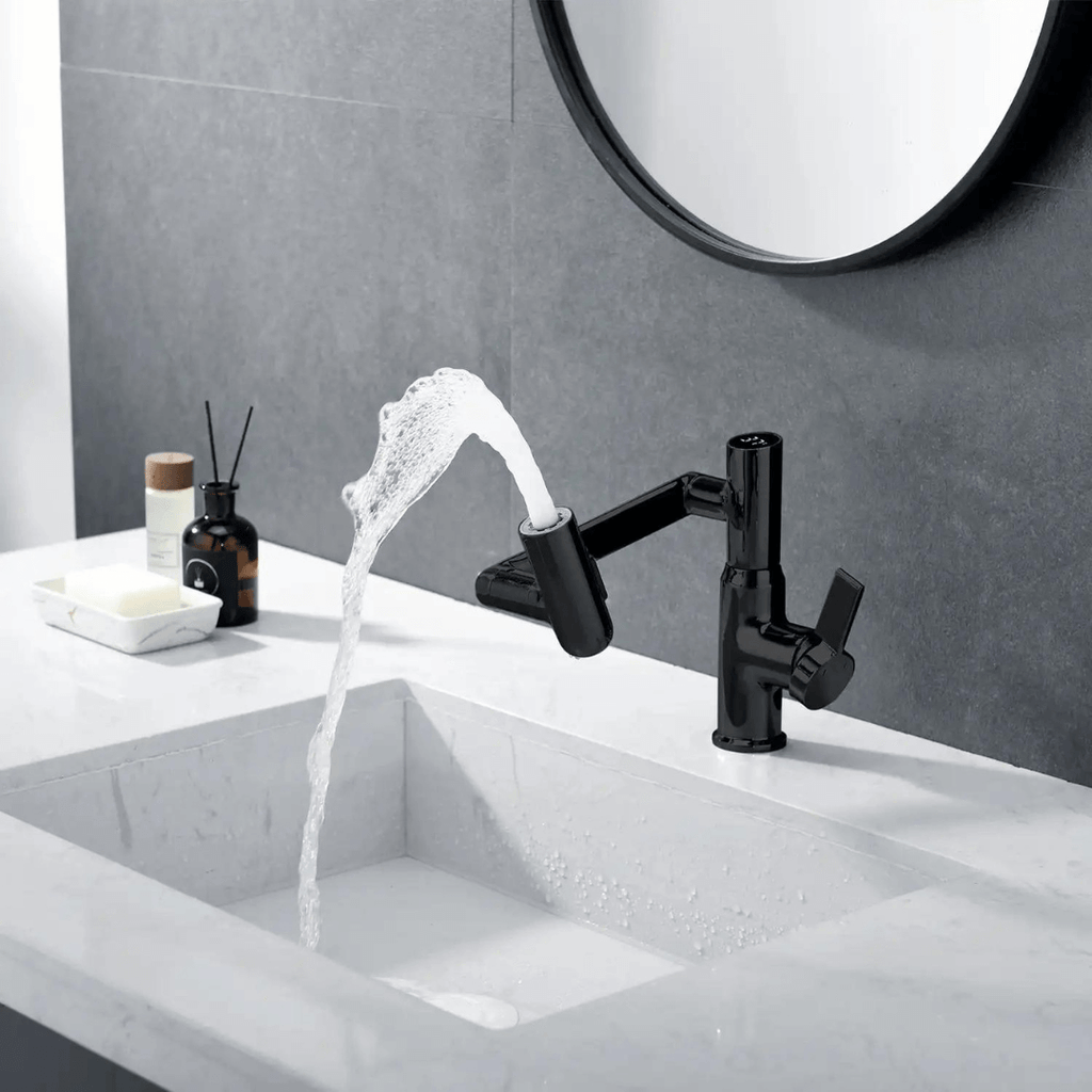Digital Faucet with Temperature Display | Rotatable Design with Multiple Spray Modes for Kitchen and Bathroom - Lamylie