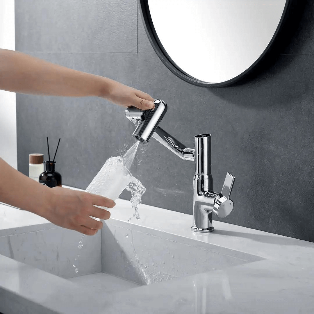 Digital Faucet with Temperature Display | Rotatable Design with Multiple Spray Modes for Kitchen and Bathroom - Lamylie