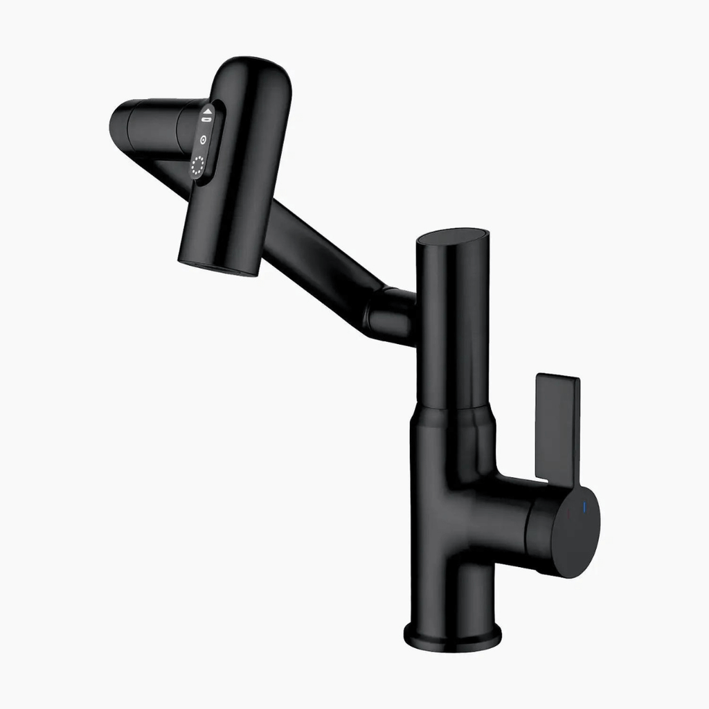 Digital Faucet with Temperature Display | Rotatable Design with Multiple Spray Modes for Kitchen and Bathroom - Lamylie