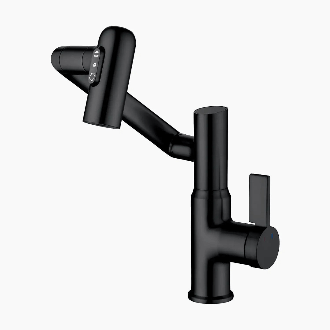 Digital Faucet with Temperature Display | Rotatable Design with Multiple Spray Modes for Kitchen and Bathroom - Lamylie