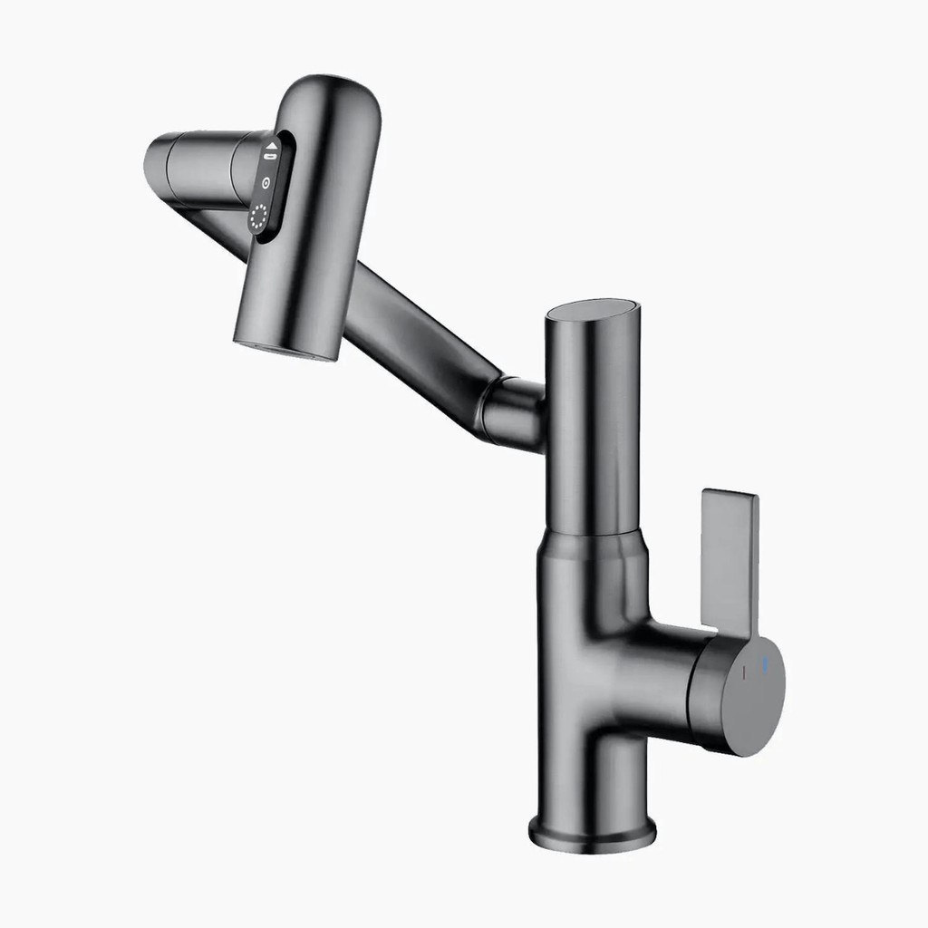 Digital Faucet with Temperature Display | Rotatable Design with Multiple Spray Modes for Kitchen and Bathroom - Lamylie