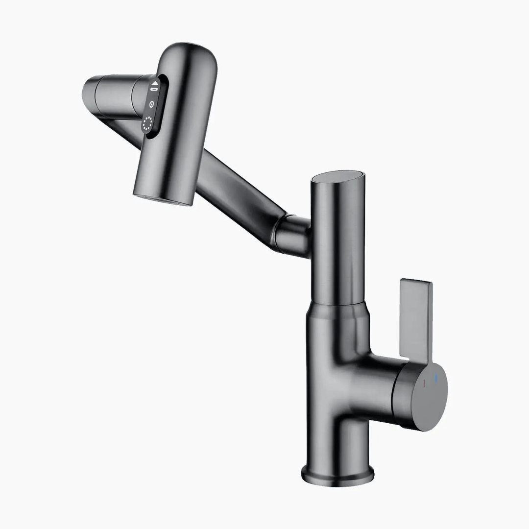 Digital Faucet with Temperature Display | Rotatable Design with Multiple Spray Modes for Kitchen and Bathroom - Lamylie