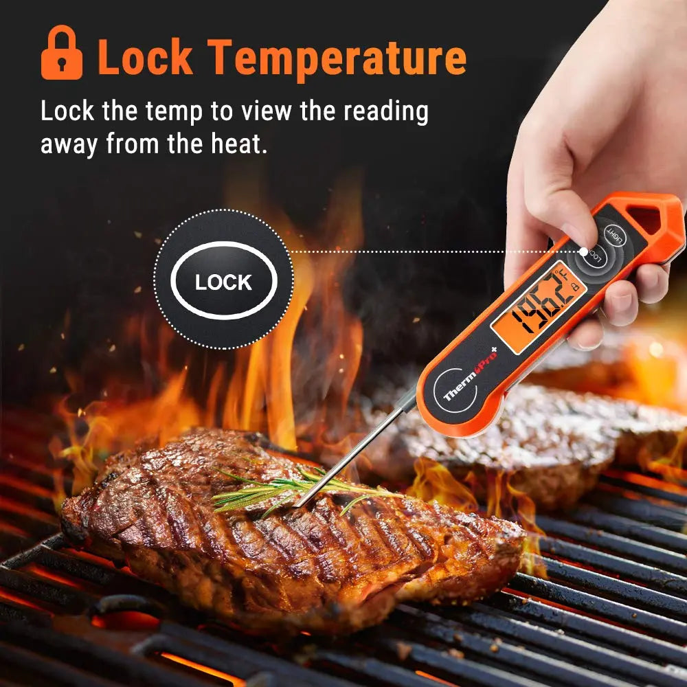Instant Read Meat Thermometer for Accurate Measurements - Lamylie