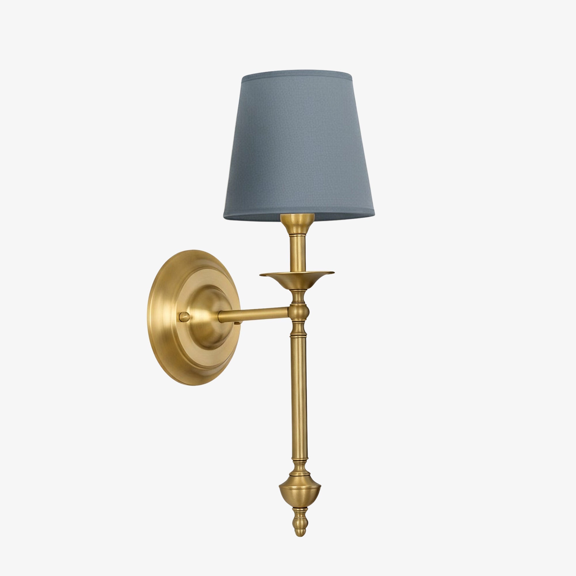 Fabric Wall Lamp with Vintage Copper Finish | Atmospheric Lighting for Hall, Bedroom, and Living Room - Lamylie
