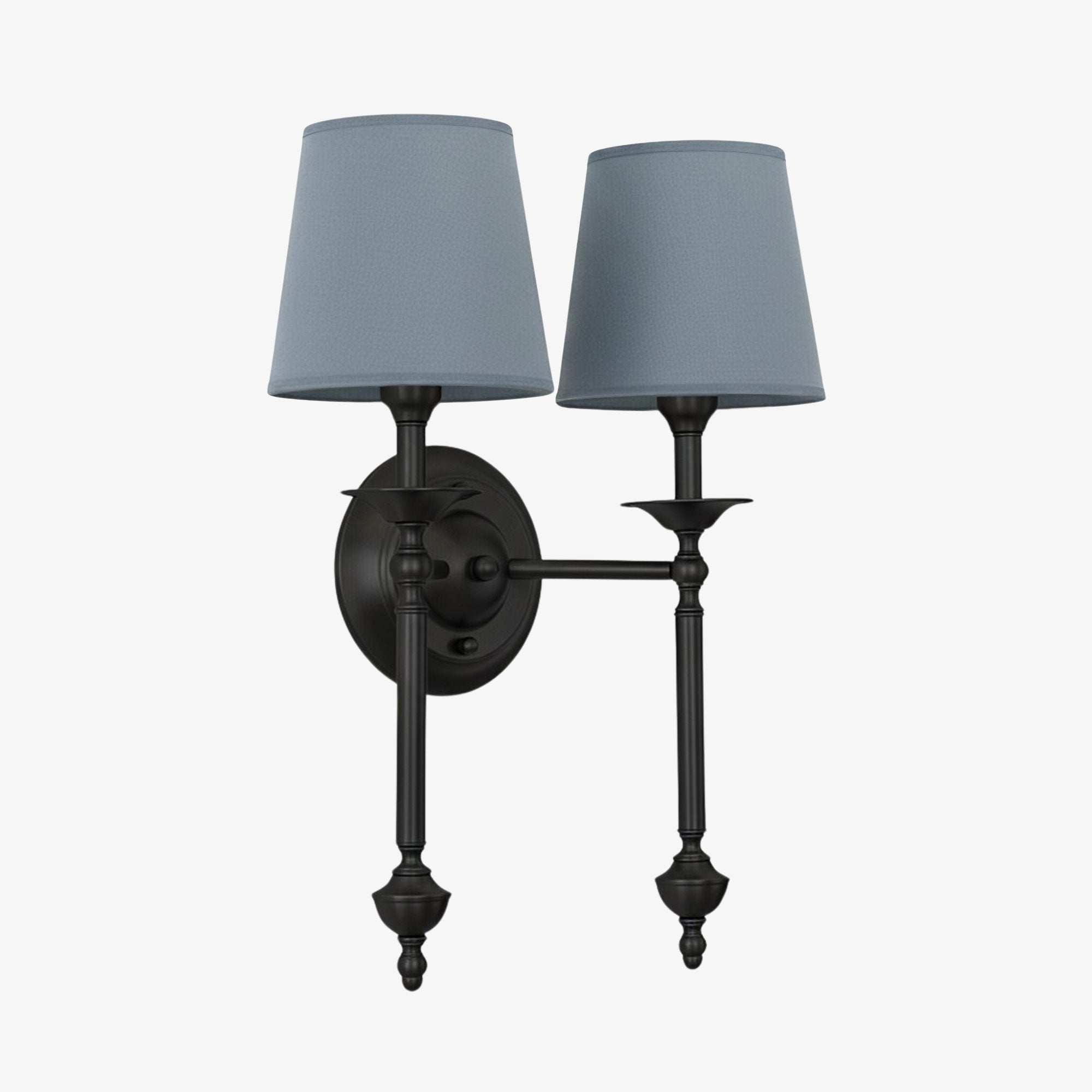 Fabric Wall Lamp with Vintage Copper Finish | Atmospheric Lighting for Hall, Bedroom, and Living Room - Lamylie