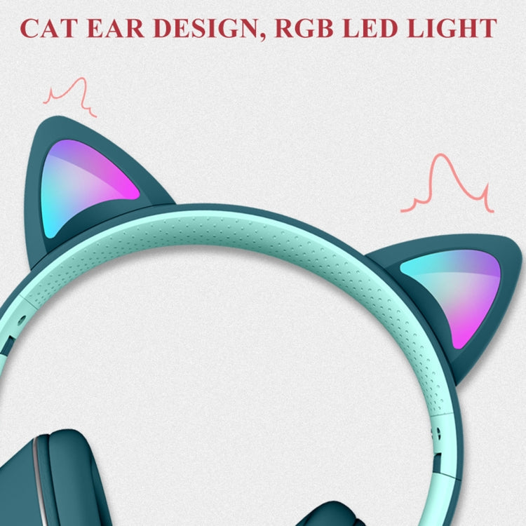 LED Cat Ear Gaming Headset with USB and 3.5mm Connection - Lamylie