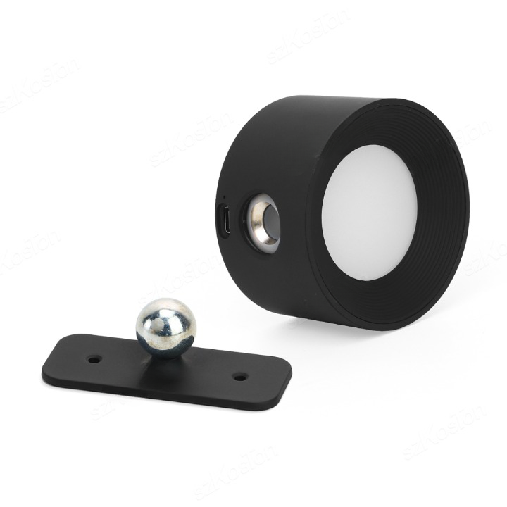 Wireless Rechargeable & Dimmable Wall Lamp with 360° Rotation | Compact Touch-Control Night Light - Lamylie