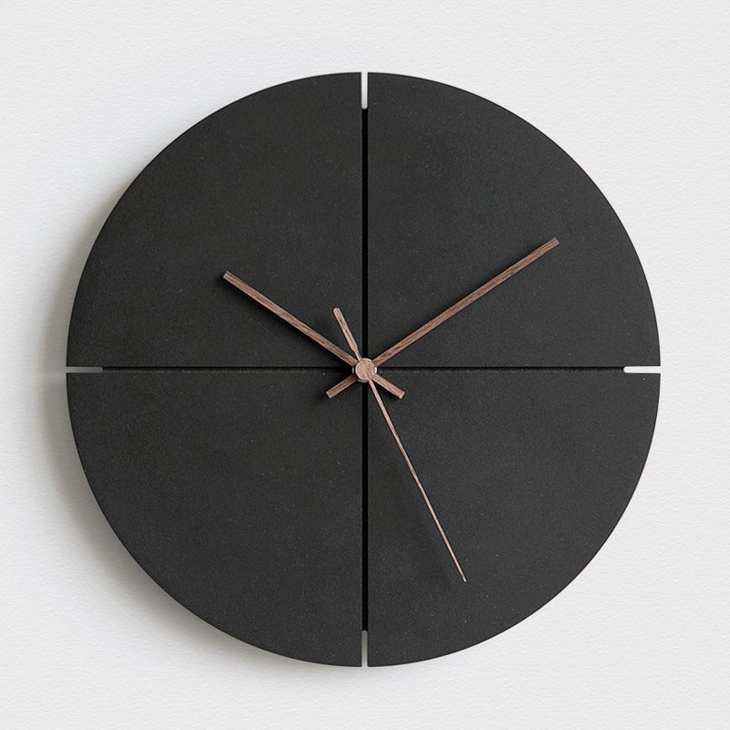 Horloge murale minimaliste moderne et silencieuse pour la décoration du salon - Lamylie