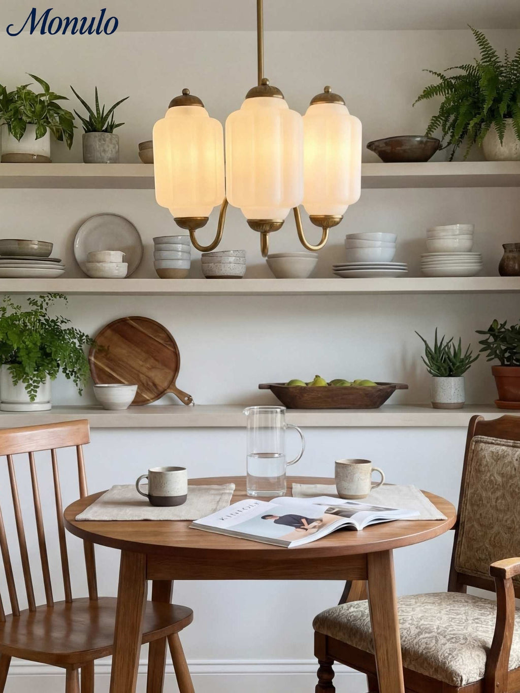 Milk Glass Chandelier Vintage Finish Timeless Elegance Classic Lighting for Dining Room Living Room - Lamylie