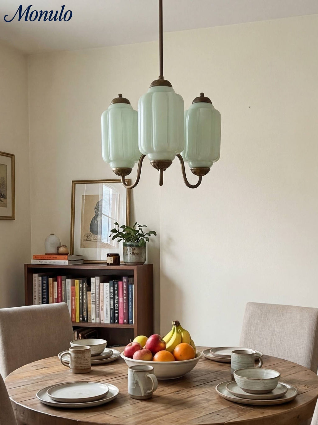 Milk Glass Chandelier Vintage Finish Timeless Elegance Classic Lighting for Dining Room Living Room - Lamylie