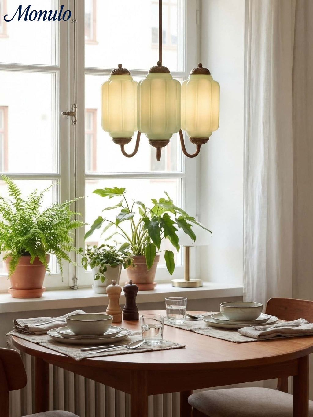Milk Glass Chandelier Vintage Finish Timeless Elegance Classic Lighting for Dining Room Living Room - Lamylie