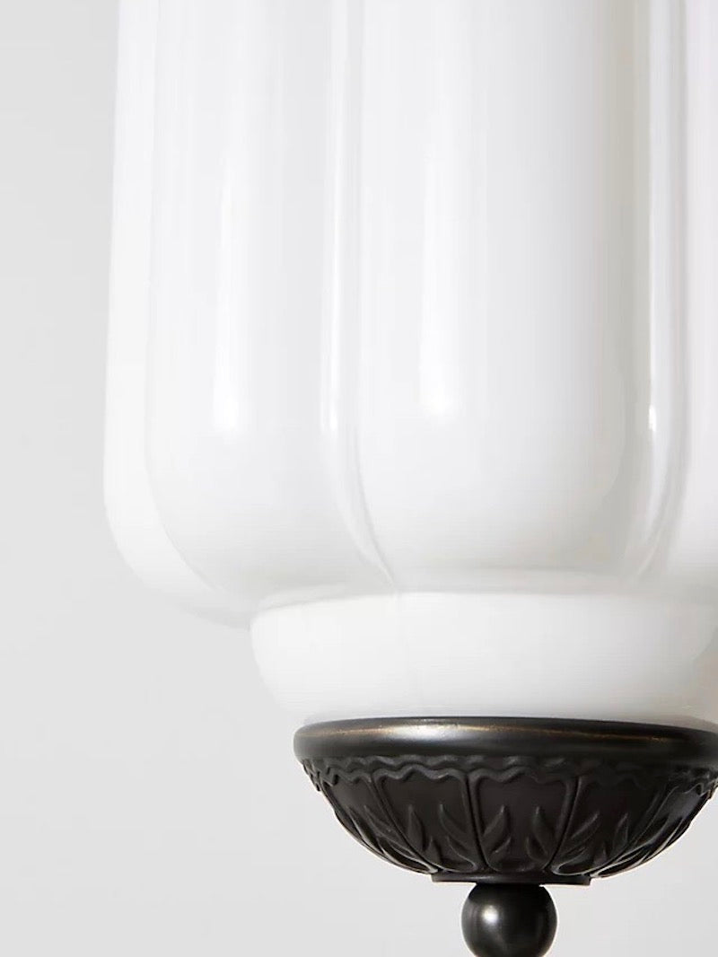 Vintage Glass Pendant Lamp with Nostalgic Look | Refined Lighting for Dining Room and Kitchen - Lamylie