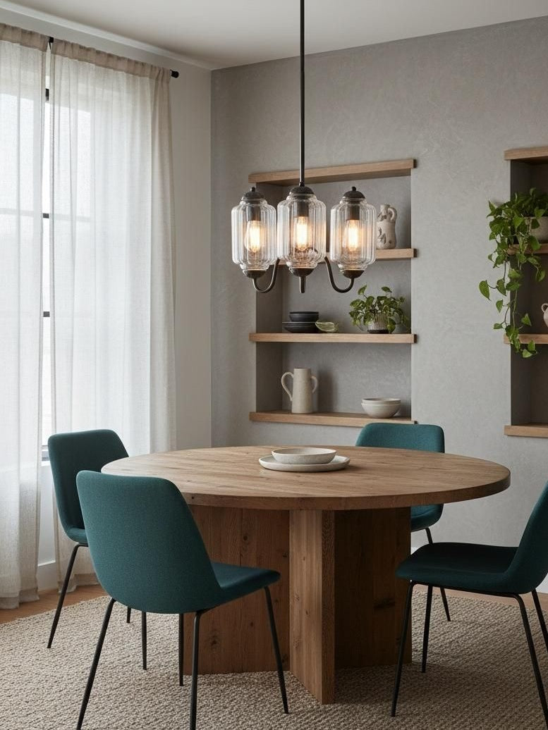 Milk Glass Chandelier Vintage Finish Timeless Elegance Classic Lighting for Dining Room Living Room - Lamylie