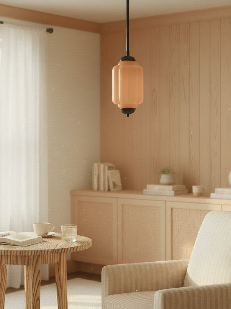 Vintage Glass Pendant Lamp with Nostalgic Look | Refined Lighting for Dining Room and Kitchen - Lamylie
