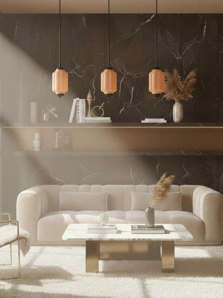 Vintage Glass Pendant Lamp with Nostalgic Look | Refined Lighting for Dining Room and Kitchen - Lamylie