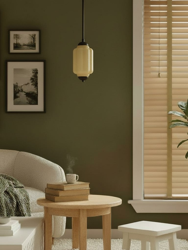 Vintage Glass Pendant Lamp with Nostalgic Look | Refined Lighting for Dining Room and Kitchen - Lamylie