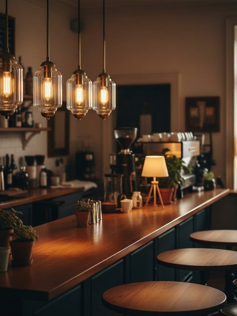 Vintage Glass Pendant Lamp with Nostalgic Look | Refined Lighting for Dining Room and Kitchen - Lamylie