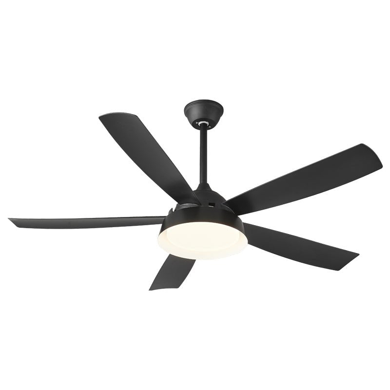 Ventilator de tavan cu iluminare, aspect de lemn, 142 cm – silențios și eficient energetic – Lamylie