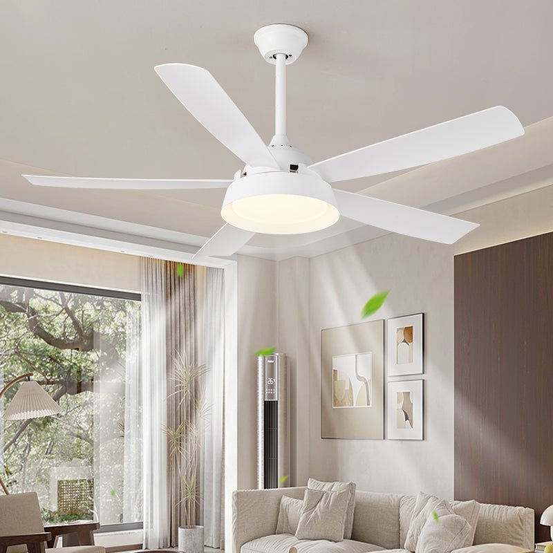 Ventilator de tavan cu iluminare, aspect de lemn, 142 cm – silențios și eficient energetic – Lamylie