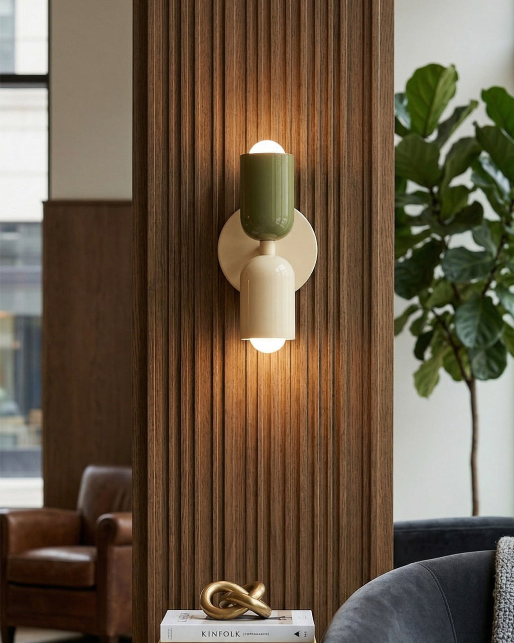 Metal Wall Lamp with Dual Light Beam | Scandinavian Design Lighting for Modern Interiors - Lamylie