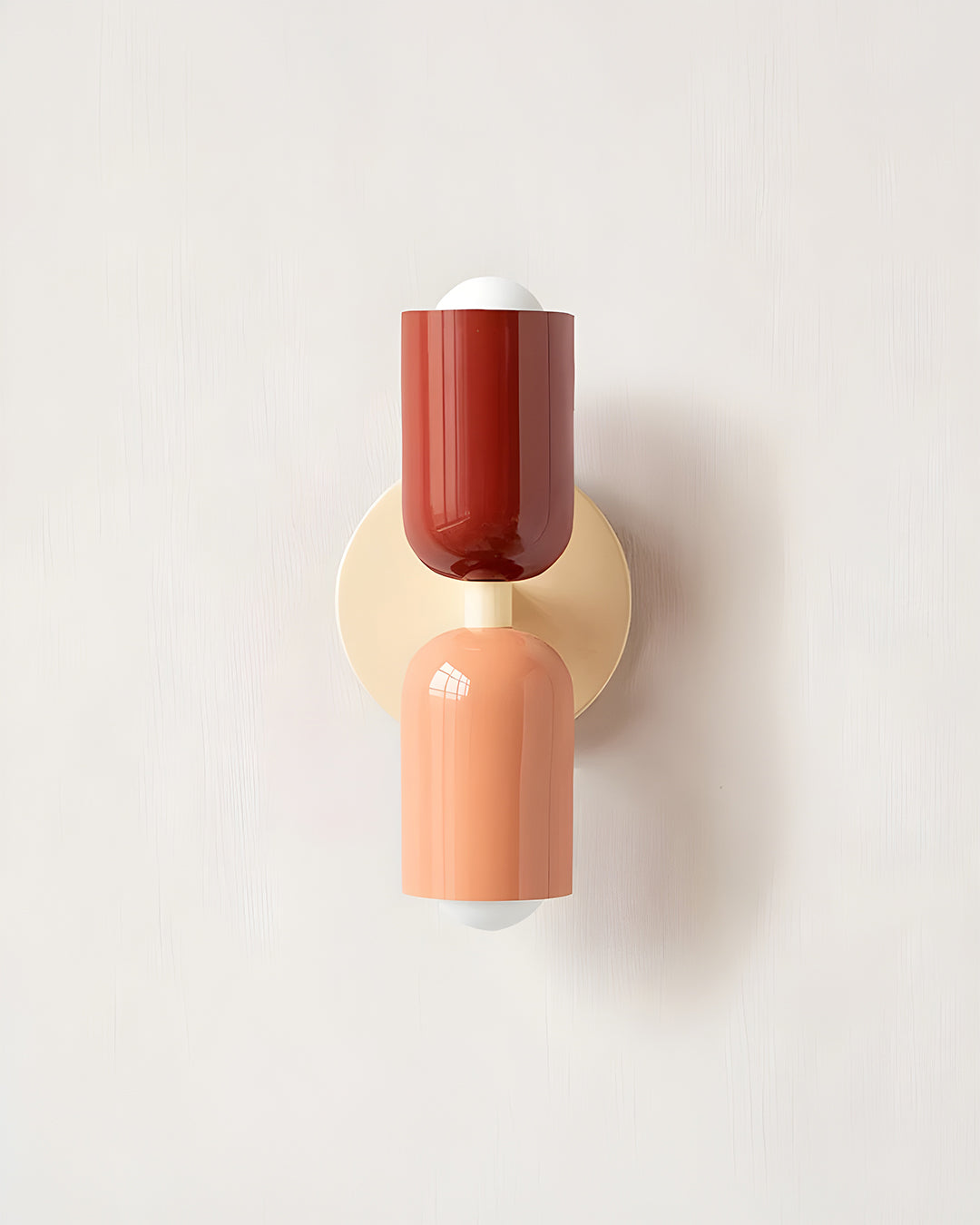 Metal Wall Lamp with Dual Light Beam | Scandinavian Design Lighting for Modern Interiors - Lamylie