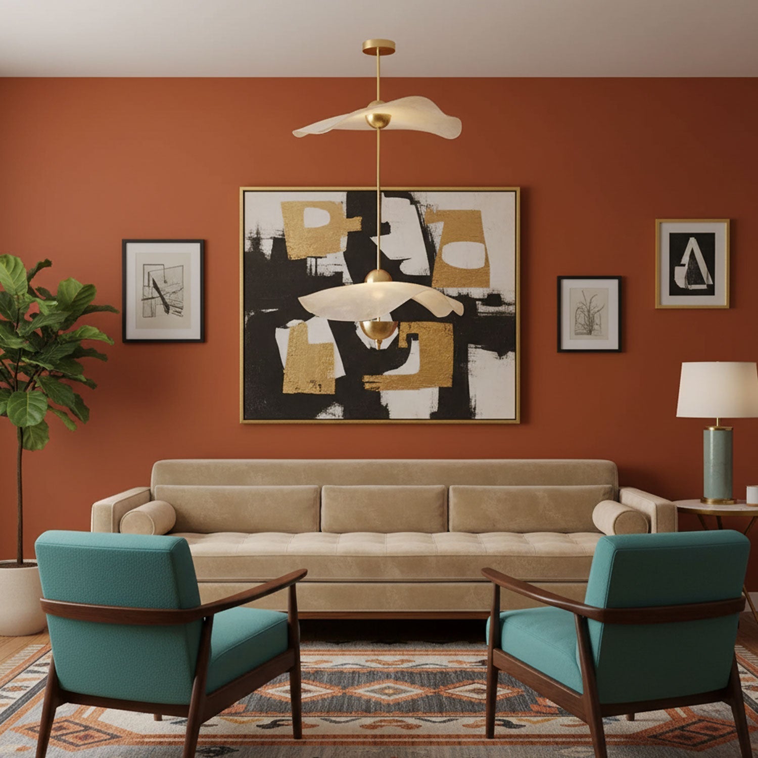 Doppelte Biscuit-Hängeleuchte Weiß Gold Rund Opal Weiß Acrylschirm Designbeleuchtung Dekorativ für Wohnzimmer Essbereich Schlafzimmer Modern Skandinavisches Interieur - Lamylie
