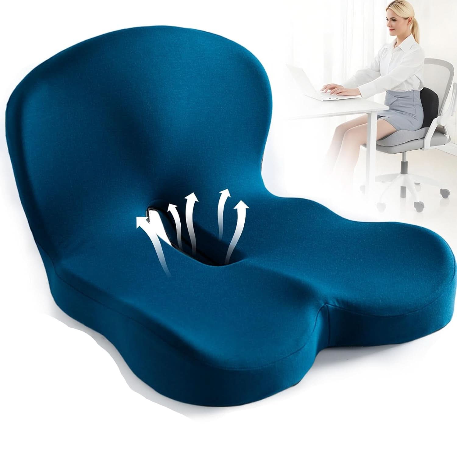 Coussin d’assise en mousse à mémoire de forme pour plus de confort et de soutien - Lamylie