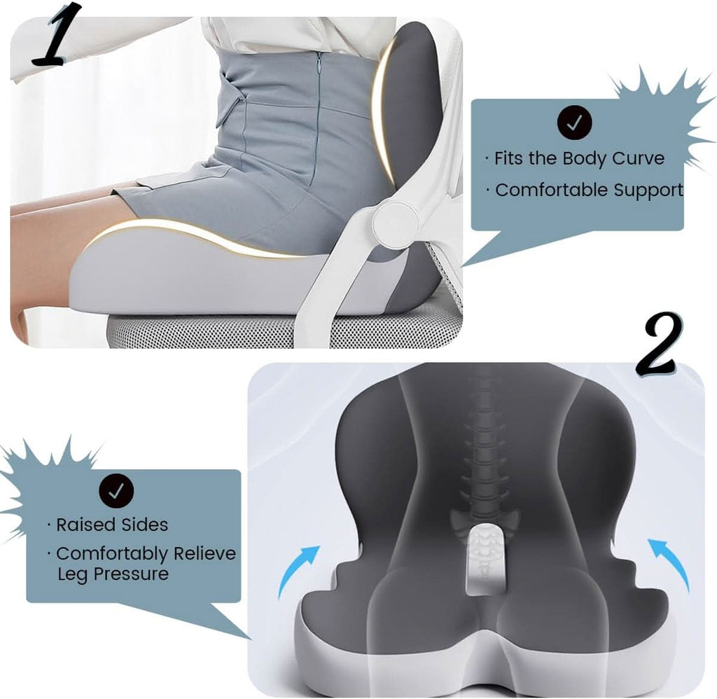 Coussin d’assise en mousse à mémoire de forme pour plus de confort et de soutien - Lamylie
