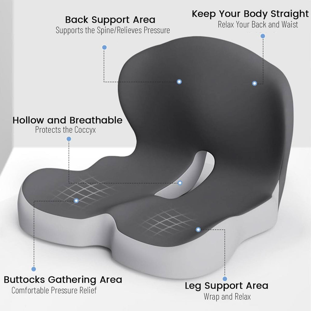 Coussin d’assise en mousse à mémoire de forme pour plus de confort et de soutien - Lamylie