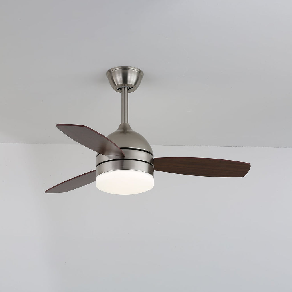 照明付きモダン天井ファン カエラン｜101cm｜24W LED｜6段階速度｜リモコン｜スカンジナビアンデザイン - Lamylie