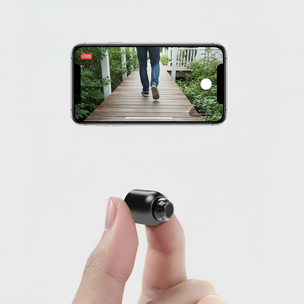 Mini caméra de surveillance Wi-Fi avec vision nocturne - Lamylie