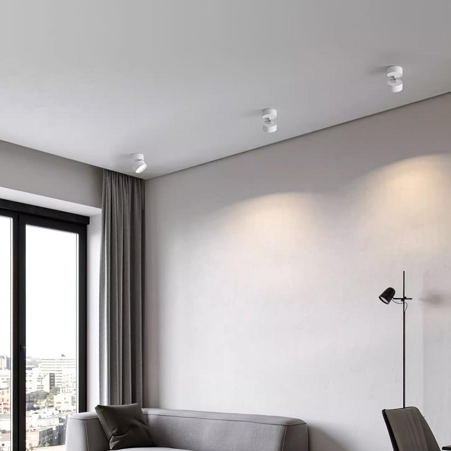 Spot LED reglabil pentru tavan, cu design scandinav modern | Alb cald 3000K - Lamylie