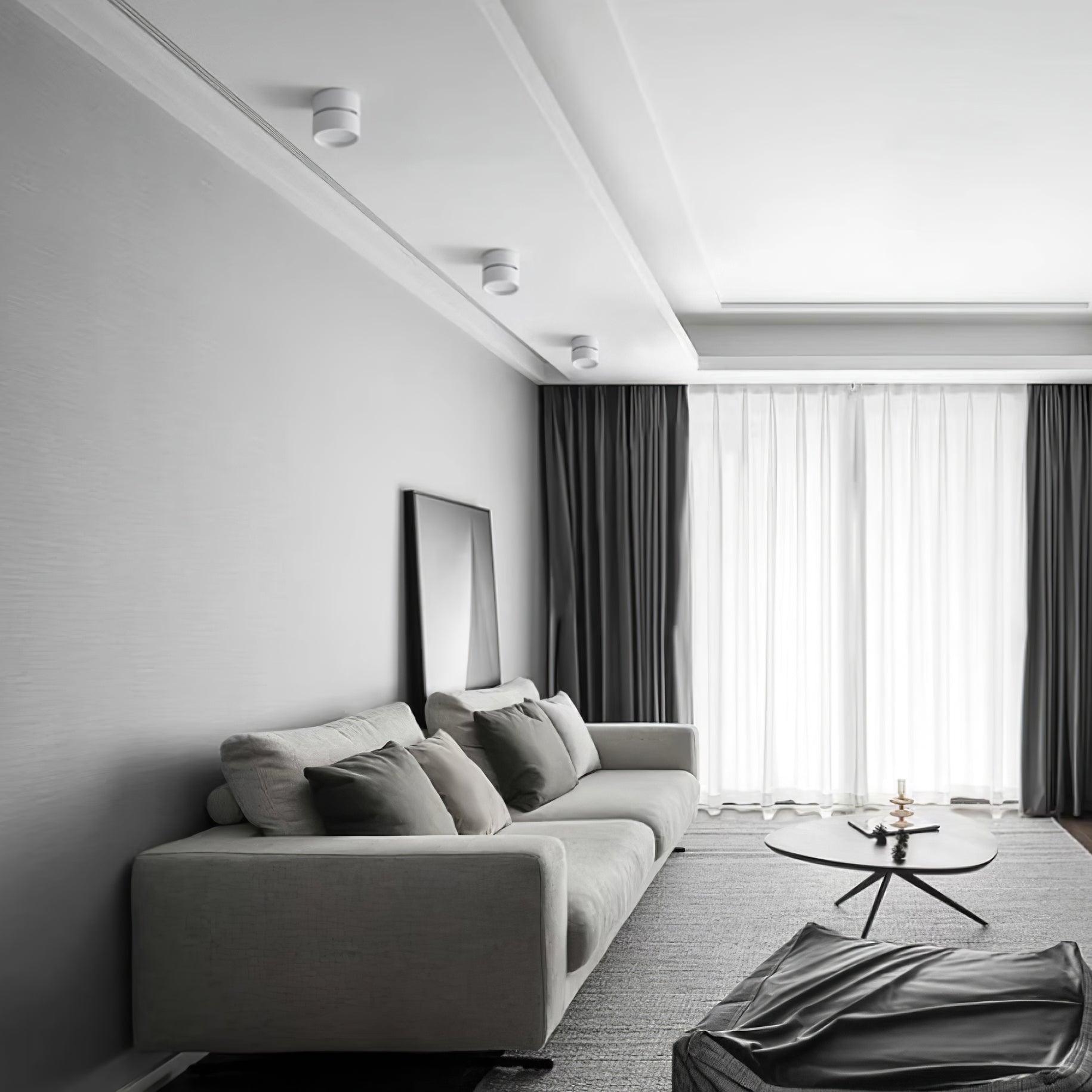 Spot LED reglabil pentru tavan, cu design scandinav modern | Alb cald 3000K - Lamylie