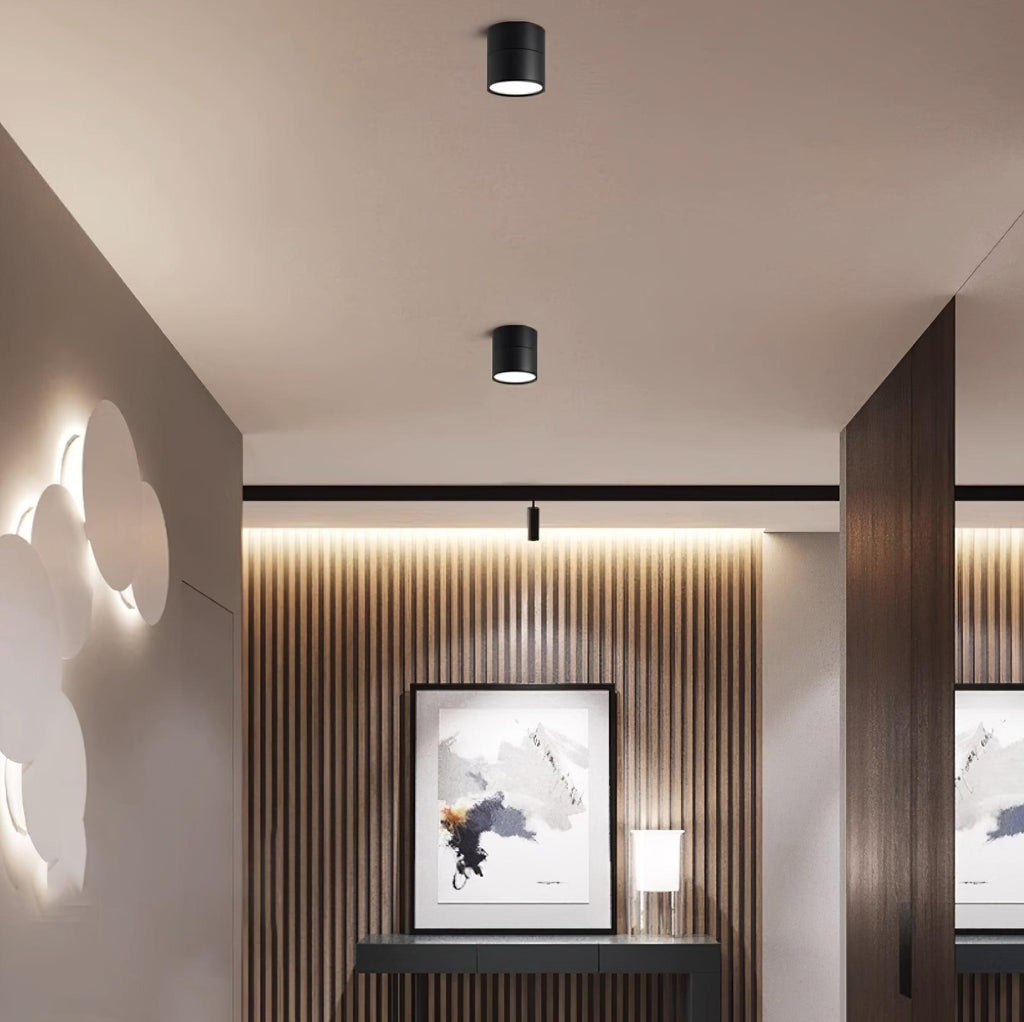 Spot LED reglabil pentru tavan, cu design scandinav modern | Alb cald 3000K - Lamylie