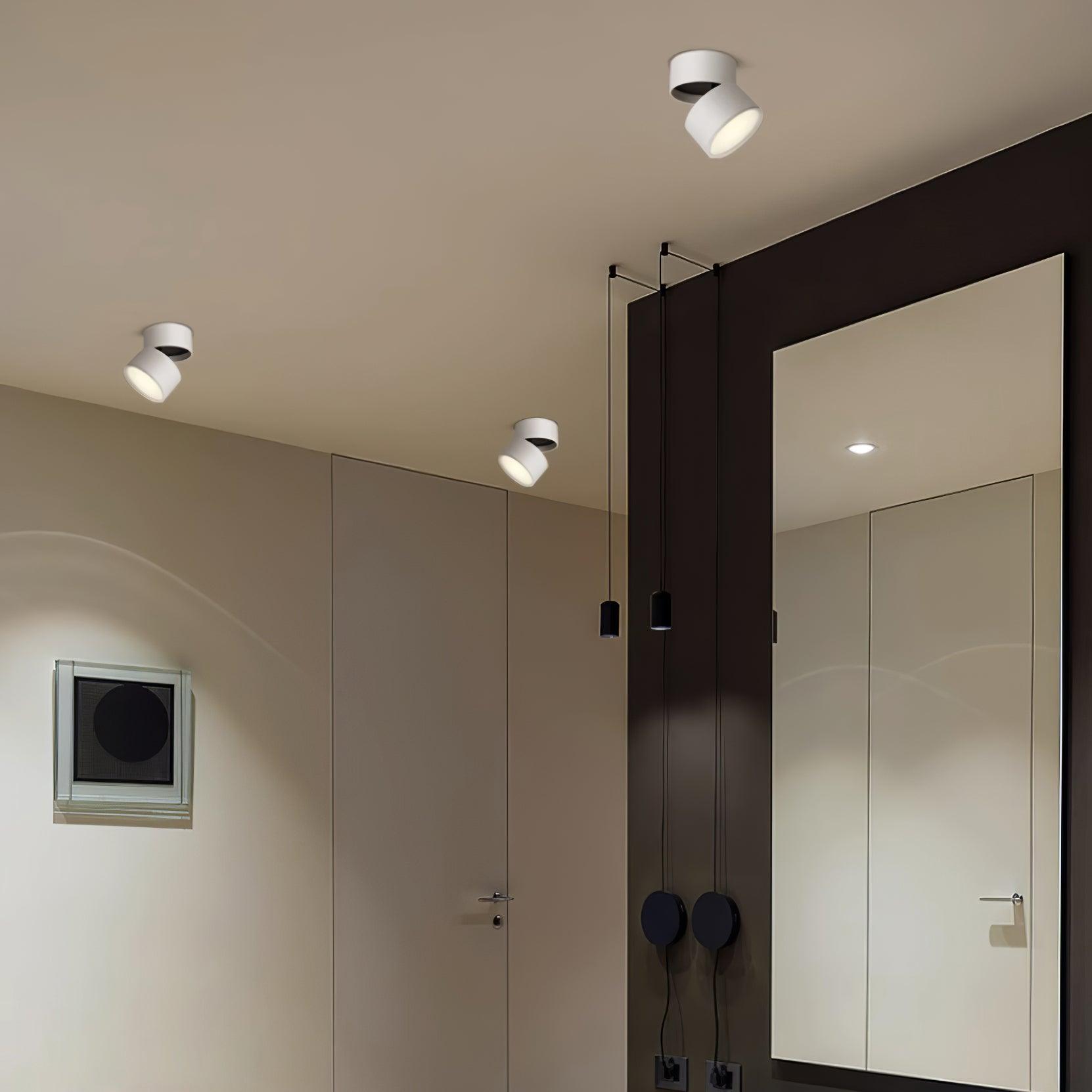 Spot LED reglabil pentru tavan, cu design scandinav modern | Alb cald 3000K - Lamylie