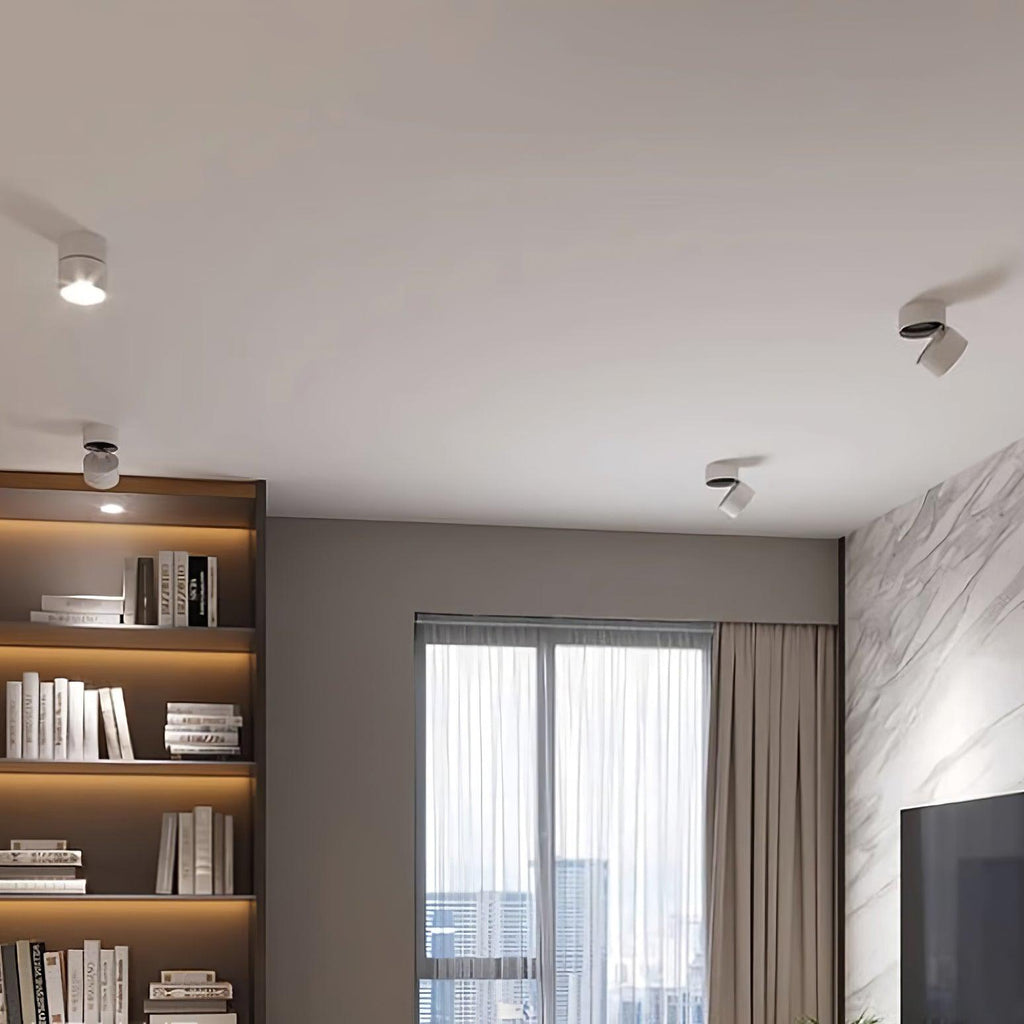 Spot LED reglabil pentru tavan, cu design scandinav modern | Alb cald 3000K - Lamylie