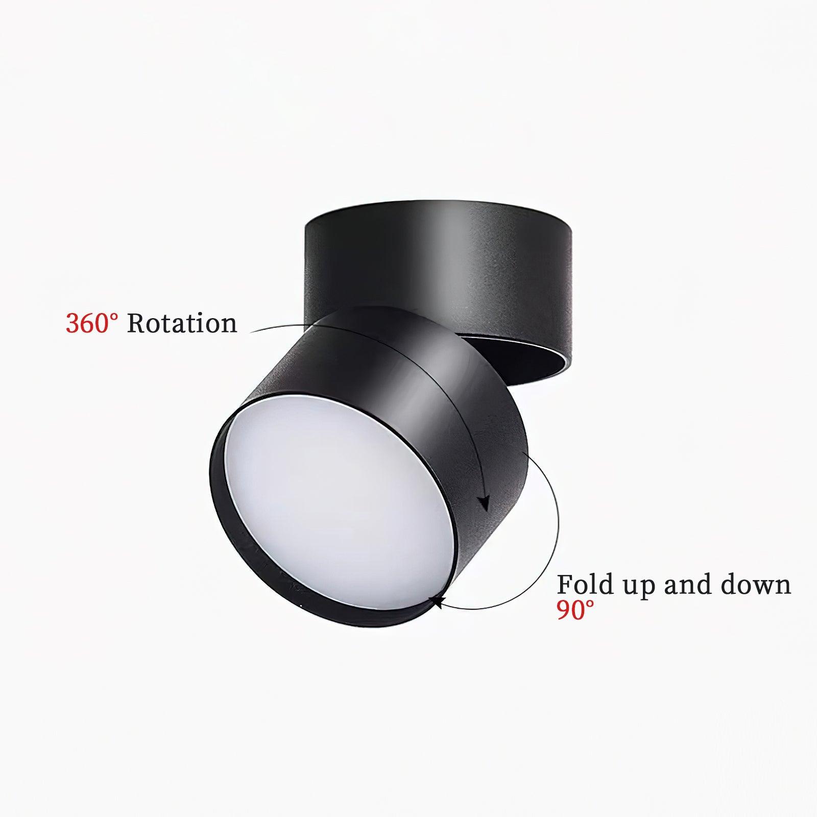 Spot LED reglabil pentru tavan, cu design scandinav modern | Alb cald 3000K - Lamylie