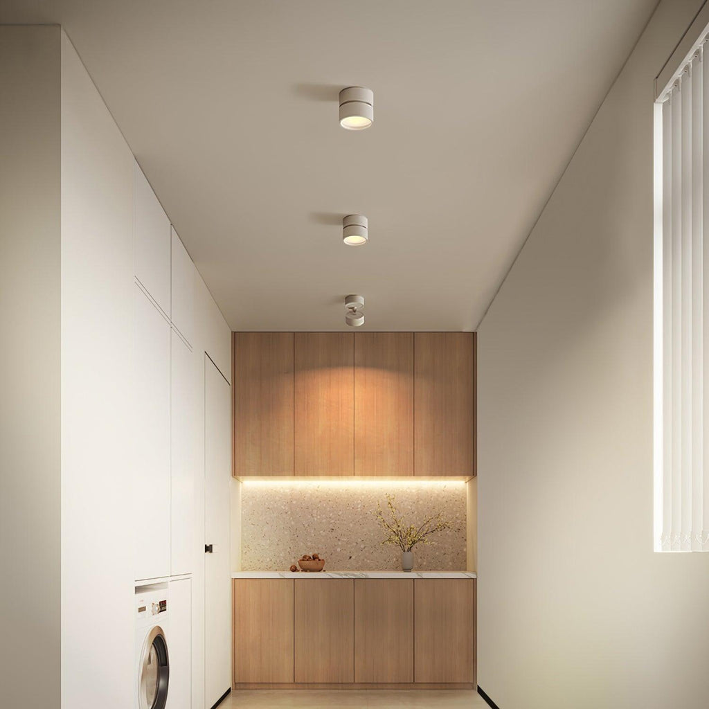 Spot LED reglabil pentru tavan, cu design scandinav modern | Alb cald 3000K - Lamylie