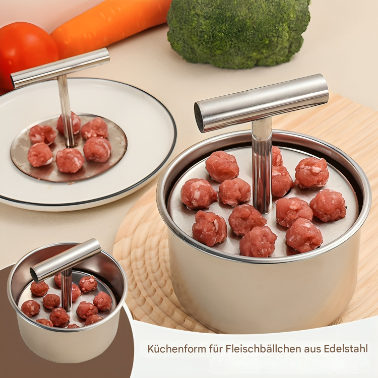 Meatball Maker | Uniform Size | Stainless Steel Cooking Utensil | FlavoForm - Lamylie