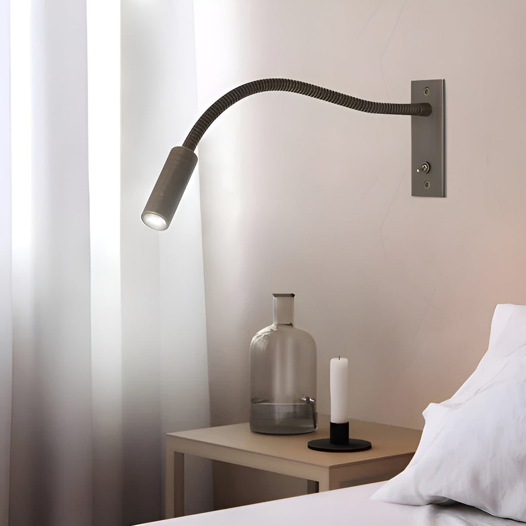 Adjustable Gooseneck Wall Light – Reading Lamp for Bed and Sofa - Lamylie