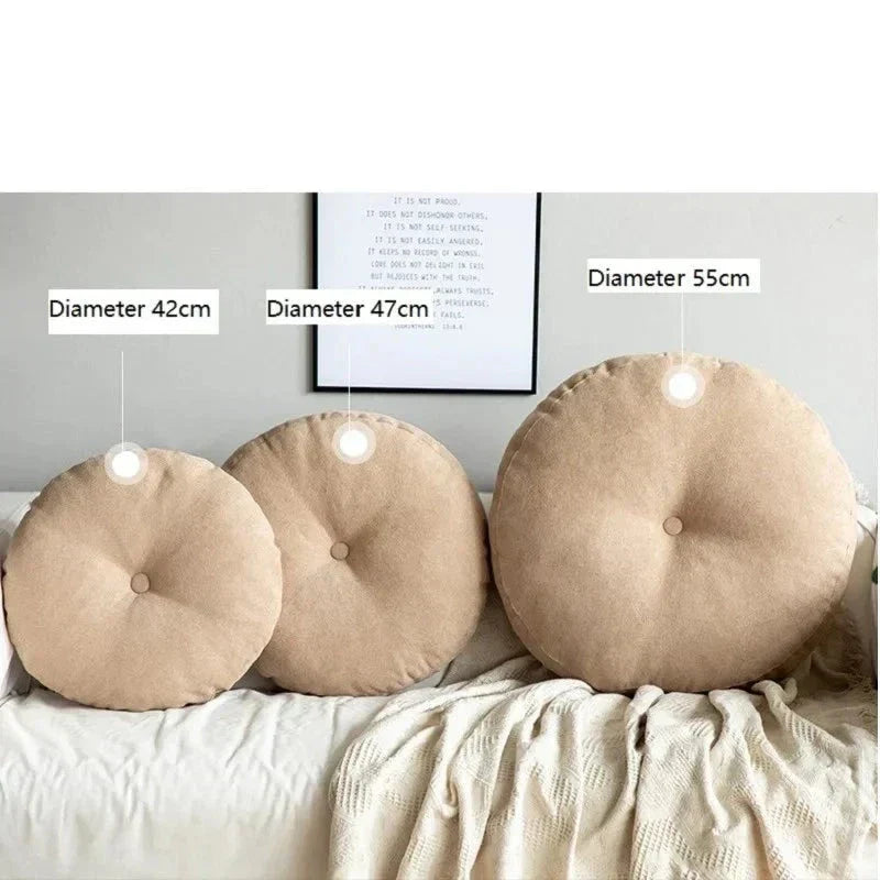 Comfortable Round Cushion for Yoga and Meditation – Floor Support Pillow for Mindfulness and Relaxation - Lamylie