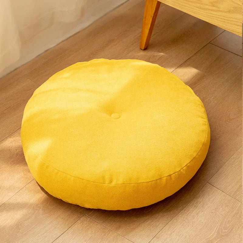 Comfortable Round Cushion for Yoga and Meditation – Floor Support Pillow for Mindfulness and Relaxation - Lamylie