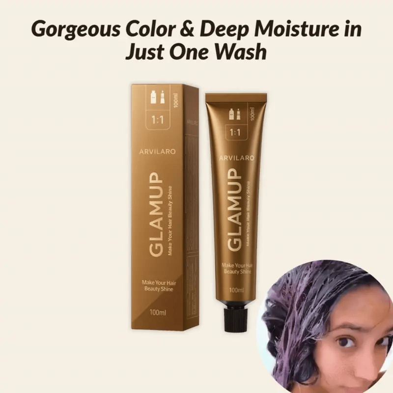 GlamUp Non-Bleaching Hair Nourishing Hair Coloring Dye - Lamylie